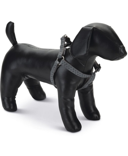 Beeztees - Borsttuig Hond - MacLeather - Grijs - 50-75 cm
