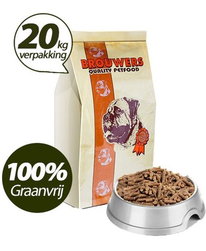 Graanvrij - Superieur (Premium) Geperste Puppy/Junior Kip & Aardappel - 20 kg - Graanvrij Hondenvoer