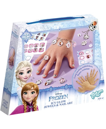 Disney Frozen Icy Glow Jewels & Nail Art - Armband maken en nagels versieren