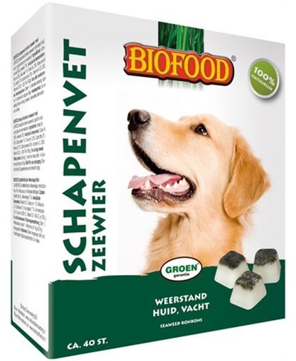 Biofood Schapenvet Maxi Bonbons - Zeewier - 40 Stuks
