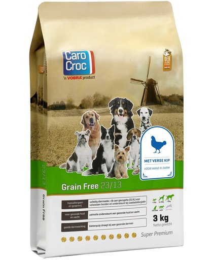 Carocroc grain free hondenvoer 3 kg