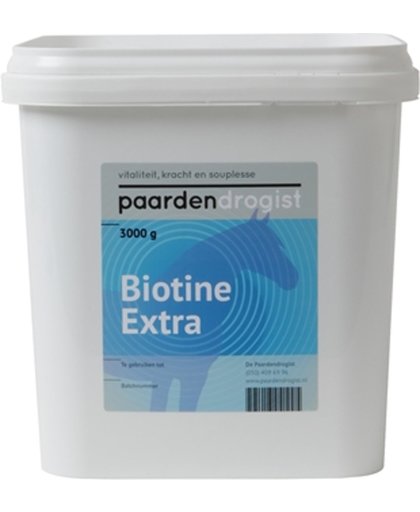 Paardendrogist Biotine Extra; 3000 g emmer