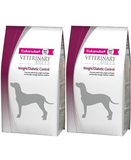Eukanuba Veterinary Diets - Weight/Diabetic Control - Hondenvoer - 12 kg