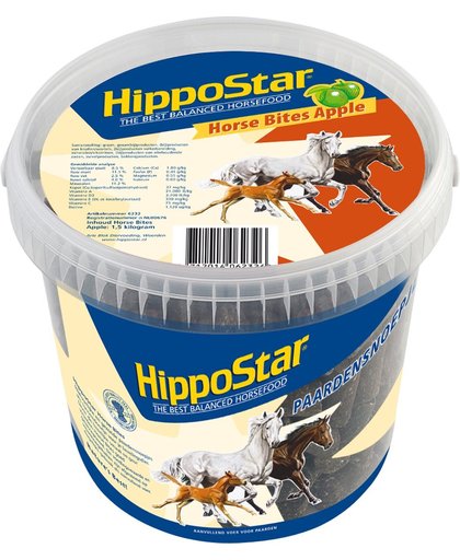 Hippostar Horse Bites Paardensnoepjes - Apple - 1.5 Kg