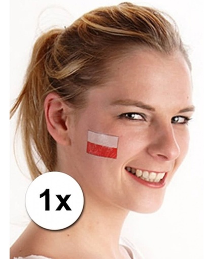 Landen vlag tattoo Polen