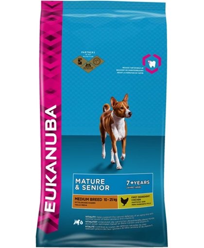 Eukanuba Dog Mature & Senior - Medium Breed - Hondenvoer - 3 kg
