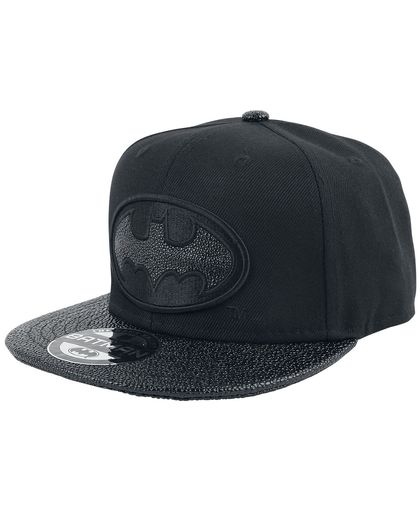 Batman Black Logo Snapback cap zwart