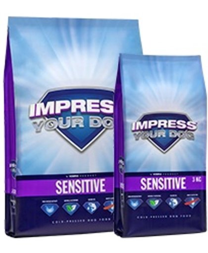Impress your dog Sensitive Geperste Brok 12,5KG