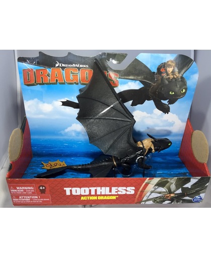 Hoe tem je een draak Toothless action dragon extreme wing flap action tandloos
