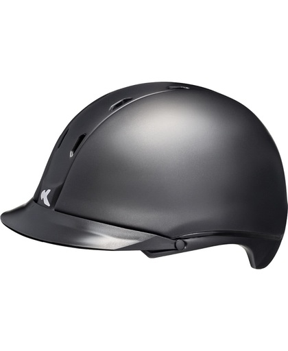 KED Tara M black matt helm met hoofdomtrek: 52-58 cm