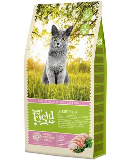 Sam's Field Cat Sterilised - 7.5 kg