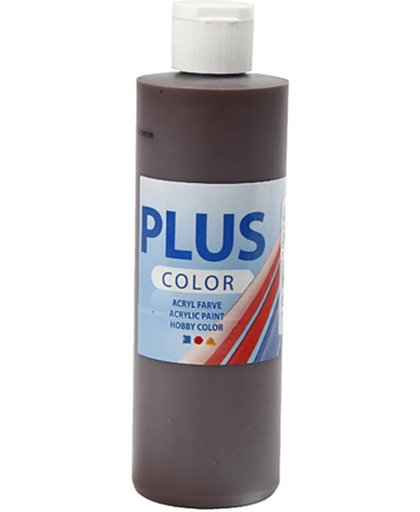 Plus Color Acrylverf - Verf - 250 ml - Chocolate