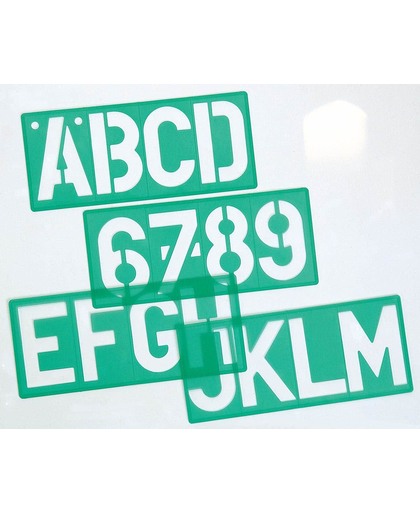 Linex lettersjabloon van 50 mm