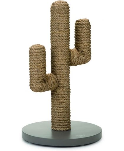Designed by Lotte Houten Krabpaal Cactus -  Taupe. 35 x 35 x 60 cm.