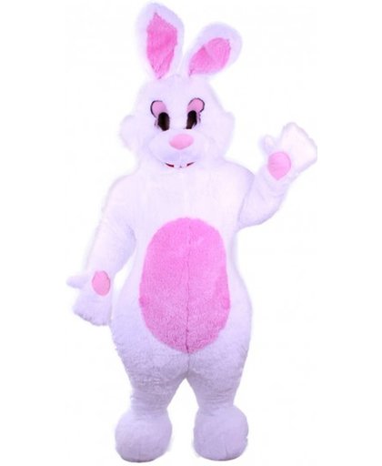 Paashaas pak deluxe konijn - Wit - Kostuum - one size