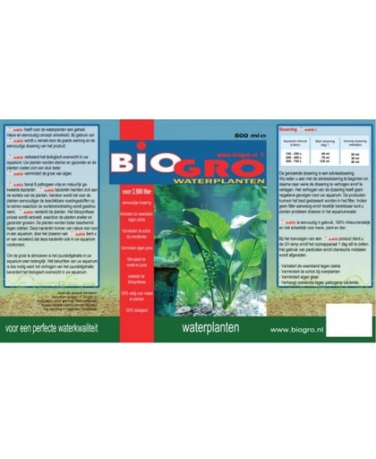 Biogro waterplanten voeding