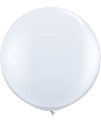 Witte Ballon 90cm