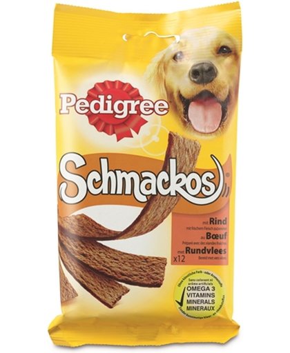 Pedigree Schmackos - Rund - Hondensnack - 12 stuks - 104 g
