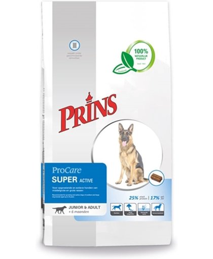Prins Procare Hondenvoer Super - Opgroeiende Actieve Hond - 3 kg