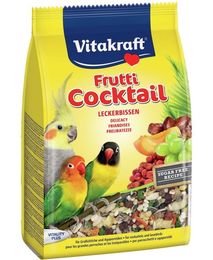 Vitakraft Valkparkiet/Papegaai Fruitcocktail - 2 stuks à 250 Gr - Vogelsnack