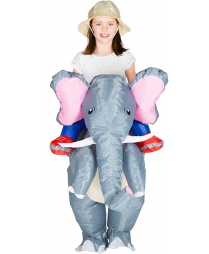 Opblaasbaar olifant kostuum voor kinderen