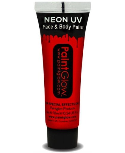 Paintglow - Face & body paint - Neon rood - 10ml