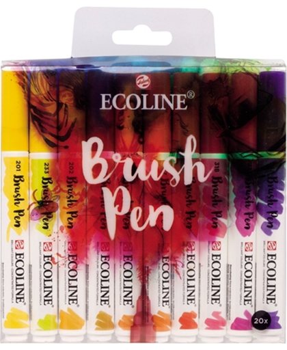 Ecoline Brush Pens - 20 kleuren