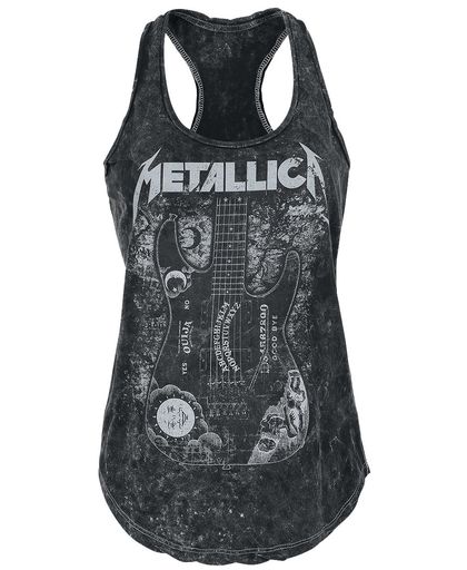 Metallica Ouija Guitar Girls top zwart