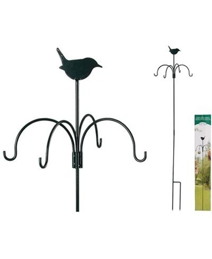 Esschert Design Voederhanger - Vogelvoederhuisje - Groen - 150 cm x 45 cm x 150 cm
