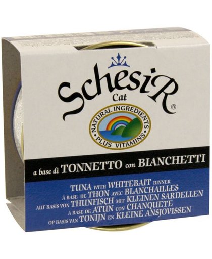 Schesir Natvoer Schesir - kat tonijn / ansjovis 14x85