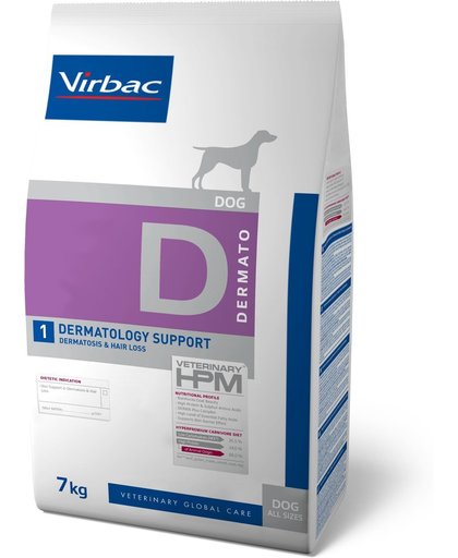 VIRBAC HPM canine dermatology support D1 3KG