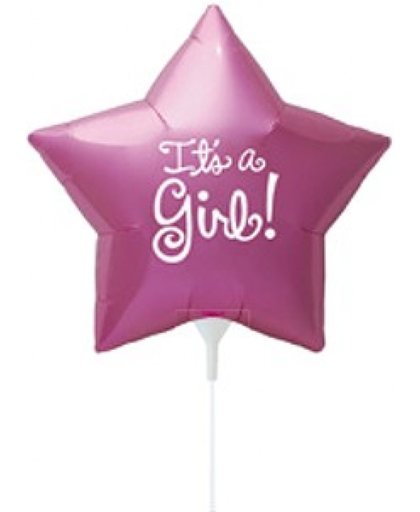 It's a Girl Mini Folie Ballon