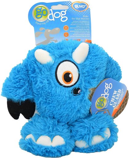 Duvo+ Monster Blauw Pluche Speelgoed Voor Dieren