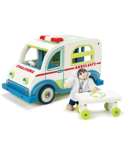 Le Toy Van Speelset Auto's Ambulance set - Hout