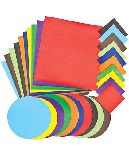 Voordelpakket zelfklevende papiertjes  - stickers voor kinderen en volwassen voor scrapbooking wenskarten knutselwerkjes en decoratie maken (300 stuks)