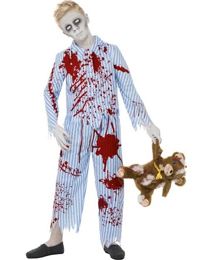 Zombie pyjama voor jongens Halloween verkleedkleding - Kinderkostuums - 122/134