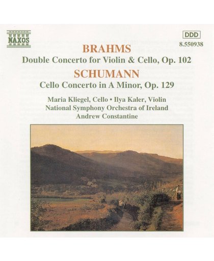 Brahms: Double Concerto;  Schumann: Cello Concerto / Kliegel
