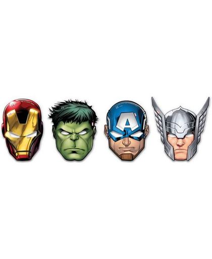 Avengers Maskers Mighty 6 stuks