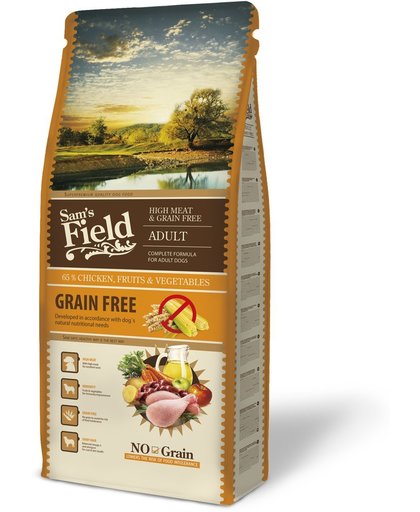 Sam's Field High Meat - Grain Free Vlees - 13 kg