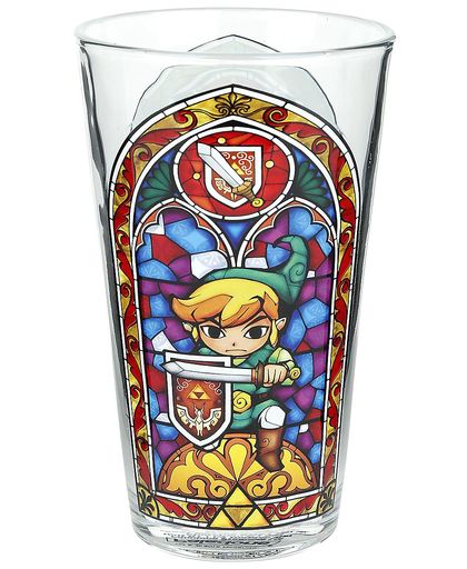 The Legend Of Zelda Link&apos;s Glass Pintglas transparant
