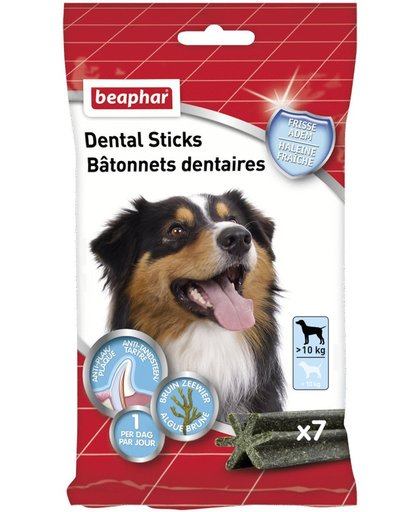 Beaphar Dental Sticks Middel/Grote Hond 182 g 7 stuks
