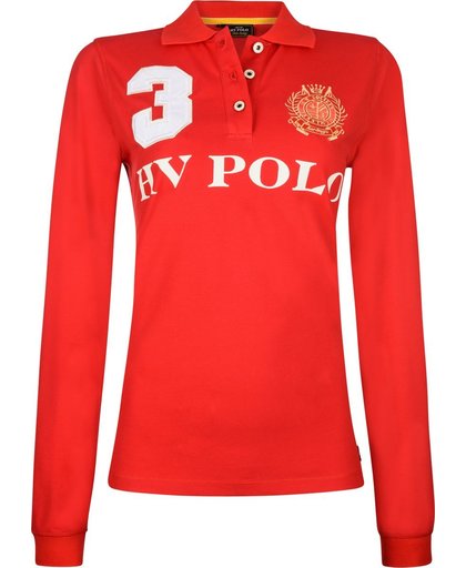 HV Polo Favouritas Eques LS - Polo Shirt - Flame - XL