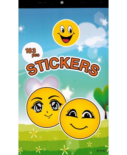 Stickerboek Smileys - 183 Delig
