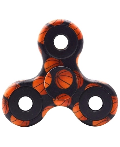 Fidget Spinner Toy Stress rooducer Anti-Anxiety Toy voor Children en Adults, 2 Minutes Rotation Time,  Steel Beads Bearing + ABS materiaal, Basketball patroon