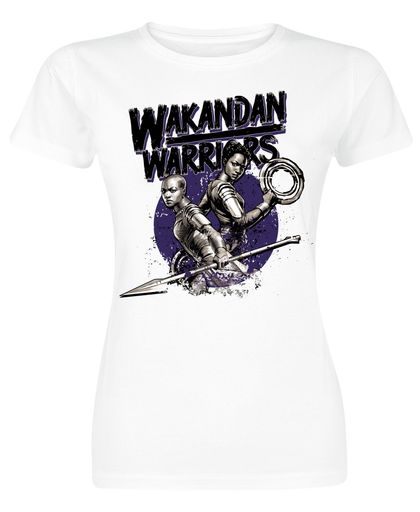 Black Panther Wakandan Warriors Girls shirt wit