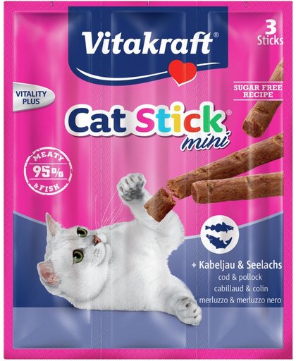 Vita Catstick Mini Kabeljauw - Met Tonijn