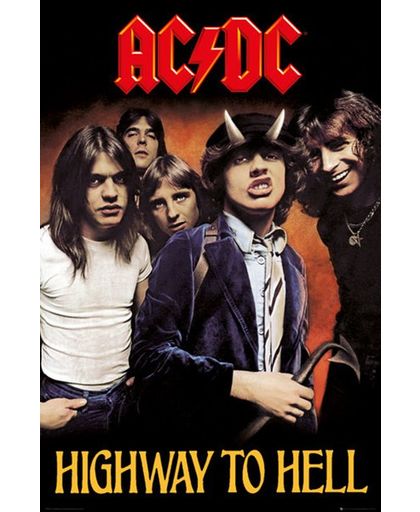 AC/DC Highway to hell Poster meerkleurig