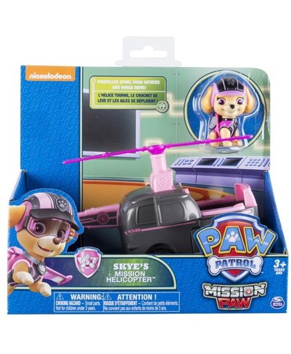 Paw Patrol rescue helikopter voertuig Mission Paw - Skye helicopter