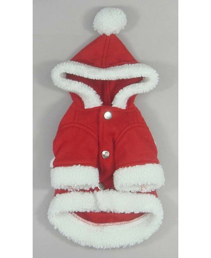 Fleece kostuum voor de kerst - M (lengte rug 27 cm, omvang borst 36 cm, omvang nek 28 cm)
