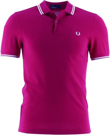Fred Perry poloshirt dieprood